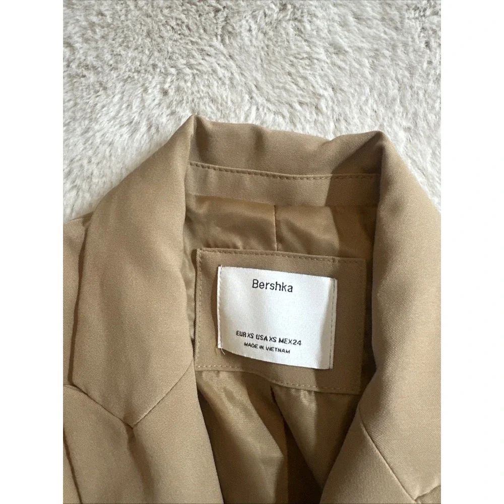 Bershka blazer brown